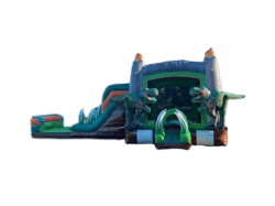 Dino Adventure Bounce House With Slide