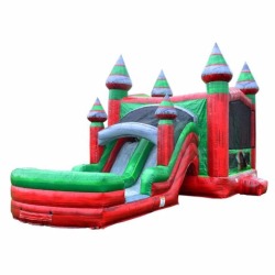Ruby Rumbler Bounce House with Double Slide