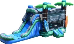 Surf's Up Bounce House With Slide