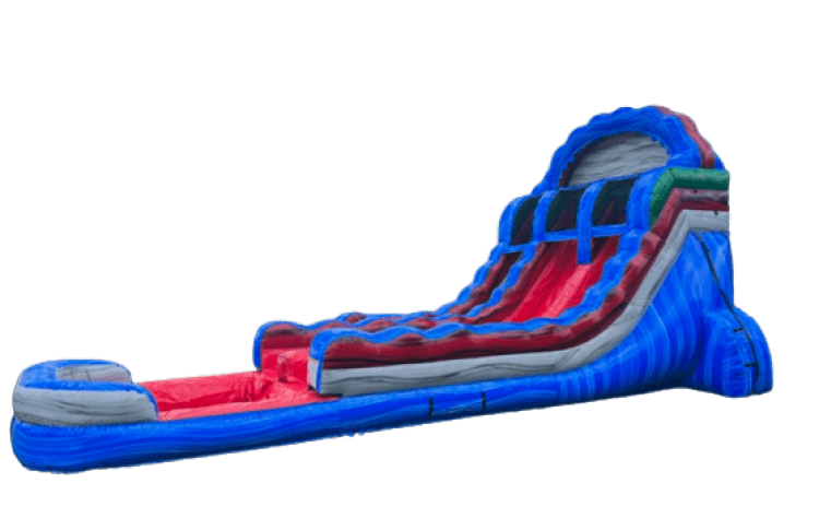 Blue Typhoon 18 foot Double Lane Waterslide