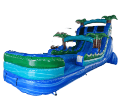 Island Drop 20 Foot Double Lane Waterslide