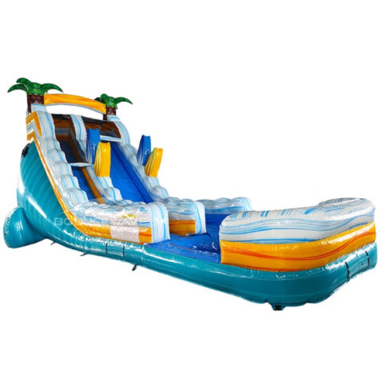 Hang Ten 22 Foot Single Lane Waterslide