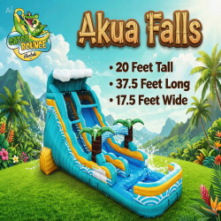Akua Falls 20 Foot Single Lane Water Slide