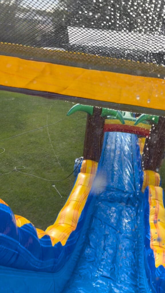 5ft long Paradise Falls giant inflatable water slide rental Fort Myers