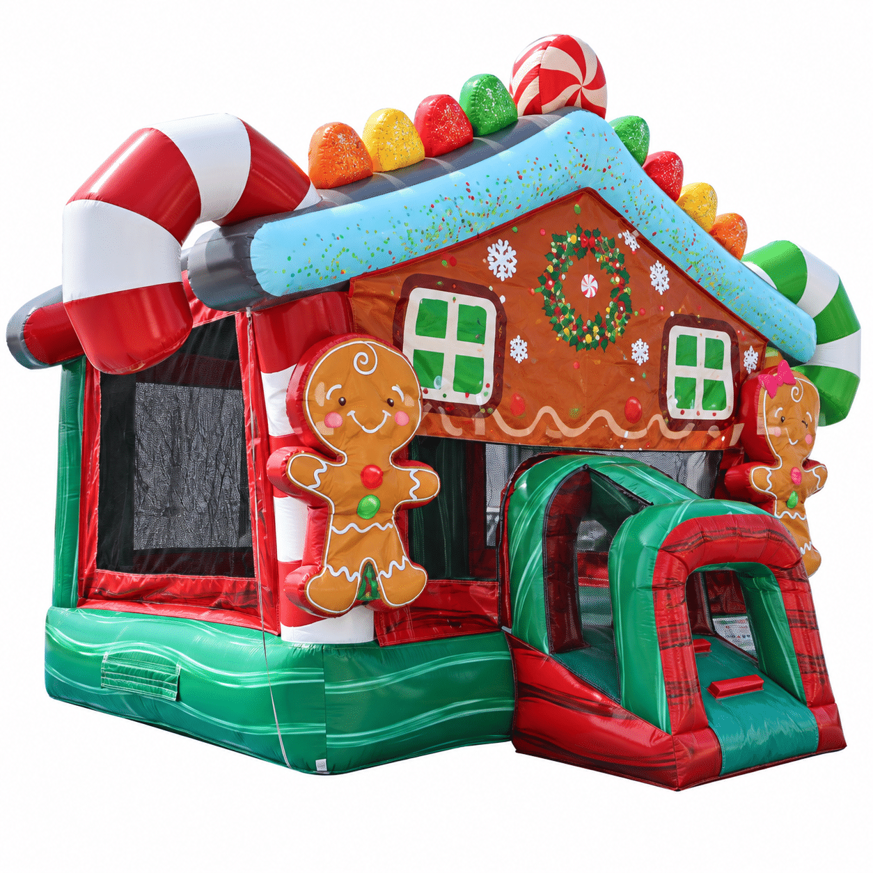 Gingerbread Christmas bounce house rental in Fort Myers Florida