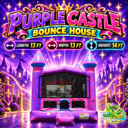 Purple Castle Bounce House