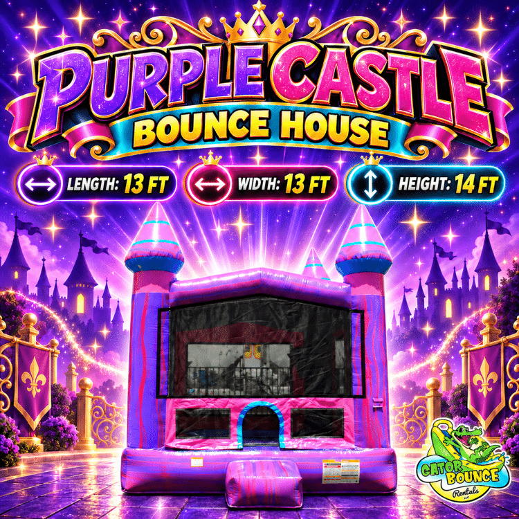 Purple Castle Bounce House