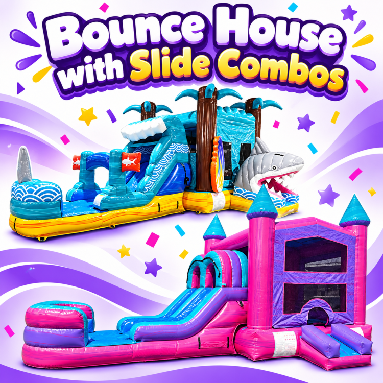 Bounce House With Slide Rentals