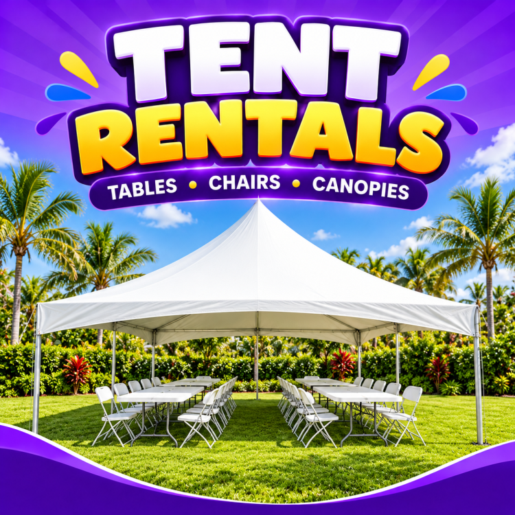 Tent, Table, and Chair Rentals