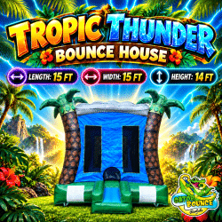 Tropic Thunder Bounce House